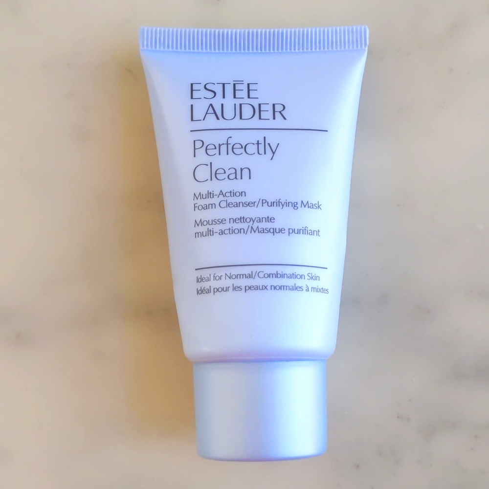 New Estee Lauder Perfect Clean Multi-Action Foam Cleaner/Purifying Mask 30ml.